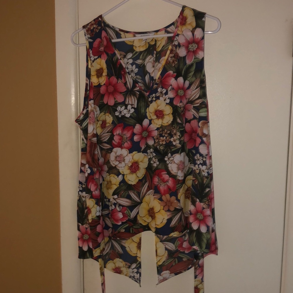 Floral Tank Blouse